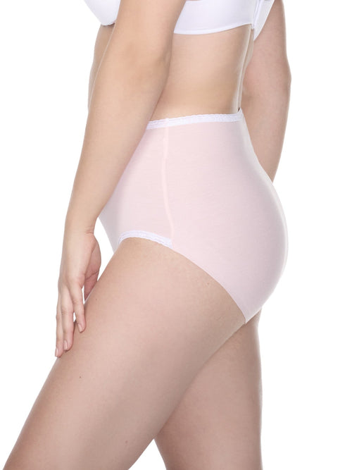 Lace Trim Cotton Brief