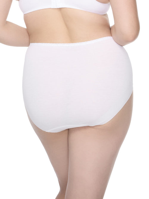 Lace Trim Cotton Brief
