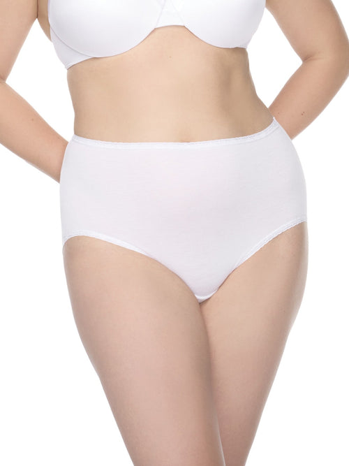 Lace Trim Cotton Brief