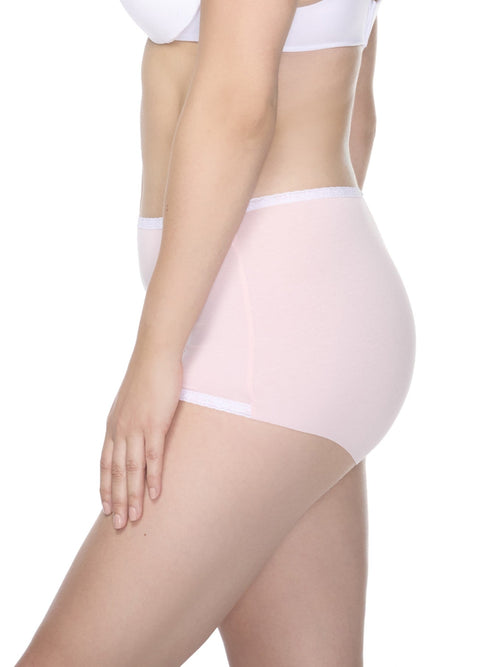 Lace Trim Cotton Boyshort