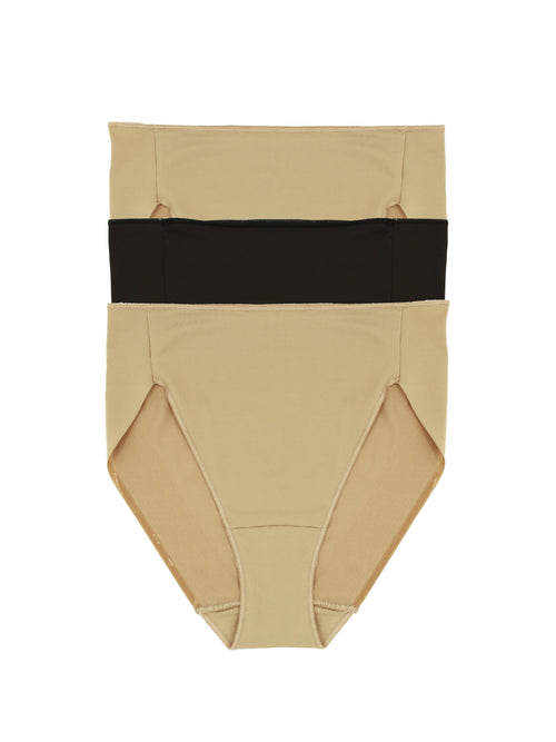 3-Pack No Lines, No Ride High-Cut Brief