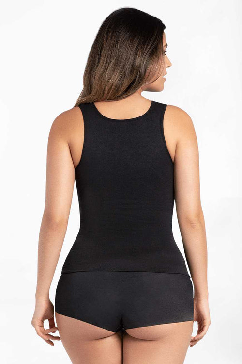 Shapewear Tank Top Firm Compression Square Neck Seamless Body Shaper