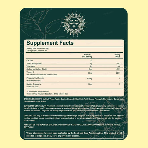 Feminine Balance Gummies - Vaginal Health