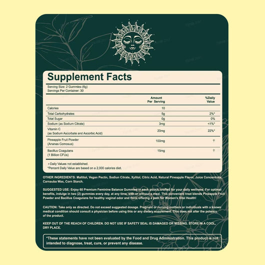Feminine Balance Gummies - Vaginal Health