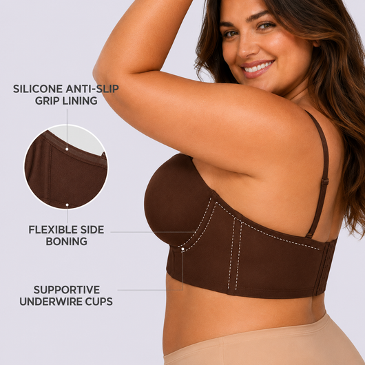 Strapless Convertible Push-Up Bra