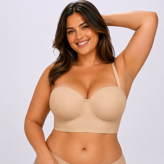 Strapless Convertible Push-Up Bra