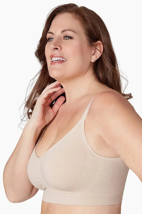 Braeez Comfort Bra With Seamless Full-Cup Design And Adjustable Straps