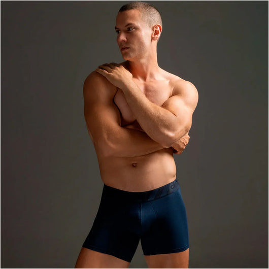 Mid-Cut Basic Boxer Briefs for Men 3-Pack Breathable, Supportive & Ultra-Comfortable Cotton Underwear for Men