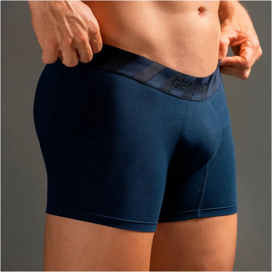 Mid-Cut Basic Boxer Briefs for Men 3-Pack Breathable, Supportive & Ultra-Comfortable Cotton Underwear for Men
