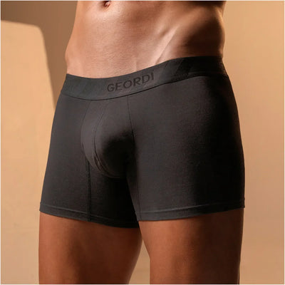 Mid-Cut Basic Boxer Briefs for Men 3-Pack Breathable, Supportive & Ultra-Comfortable Cotton Underwear for Men