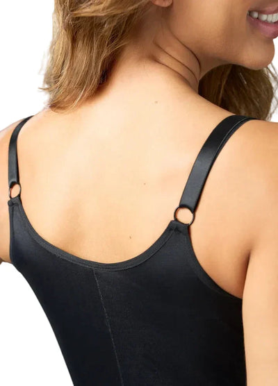 Fajas Invisible Bodysuit Mid-Thigh Microfiber Shaper Seamless Daily Shapewear & Top