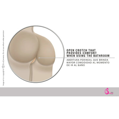 Fajas Mid Thigh Firm Compression Full Body Shaper for Women Butt Lifter Open Bust Postpartum Bodysuit Powernet