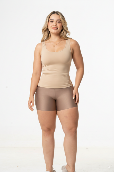 Fajas Seamless Camisole Tank Top for Women with Built-in Shelf Bra