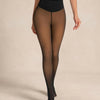 Sheer Illusion Fleece-Lined Tights