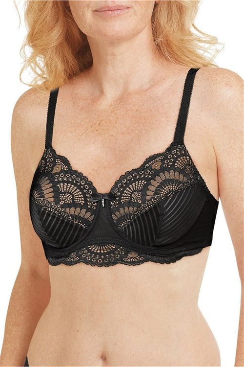 Karolina Underwire Bra - Black / Sand