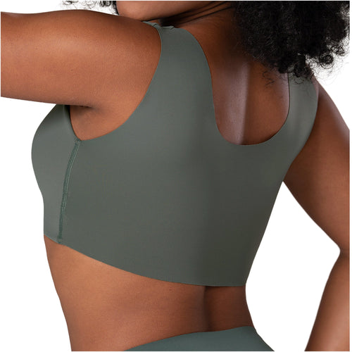 Fajas V-Neck Lift Top Seamless Pre-Molded Bra