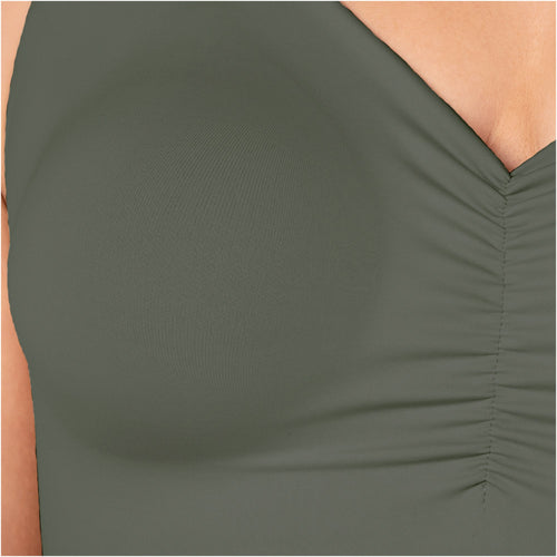 Fajas V-Neck Lift Top Seamless Pre-Molded Bra