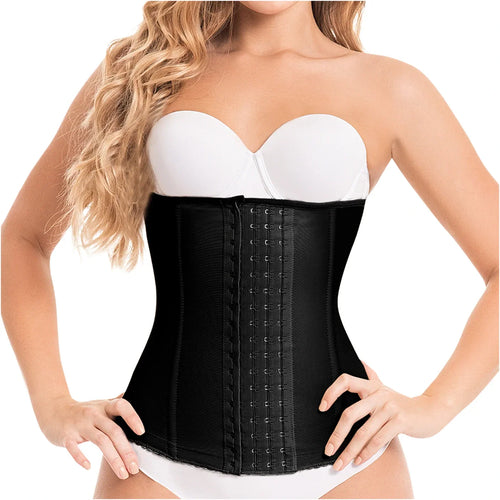 Waist Trainer Vest High Compression Strapless Powernet Fajas Colombianas Tummy Control