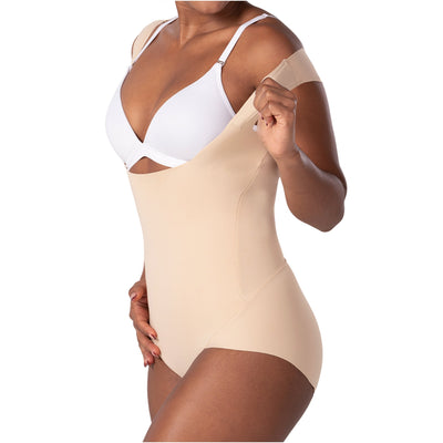 Fajas Extra-Short Body Shaper Seamless Light Control Thong Shapewear