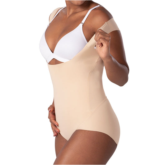 Fajas Extra-Short Body Shaper Seamless Light Control Thong Shapewear
