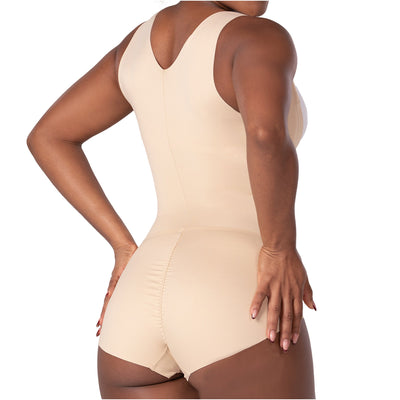 Fajas Extra-Short Body Shaper Seamless Light Control Thong Shapewear