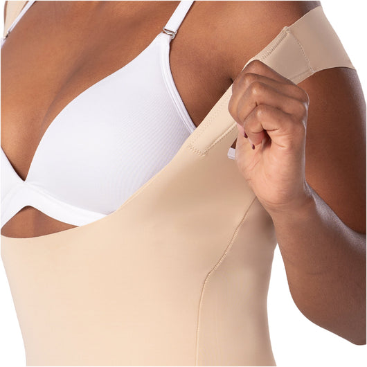 Fajas Extra-Short Body Shaper Seamless Light Control Thong Shapewear