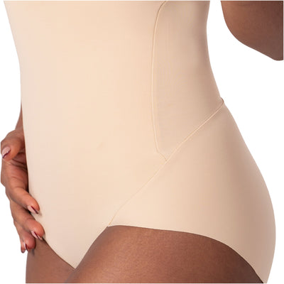 Fajas Extra-Short Body Shaper Seamless Light Control Thong Shapewear