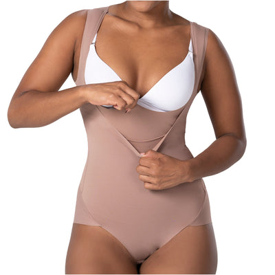 Fajas Extra-Short Body Shaper Seamless Light Control Thong Shapewear