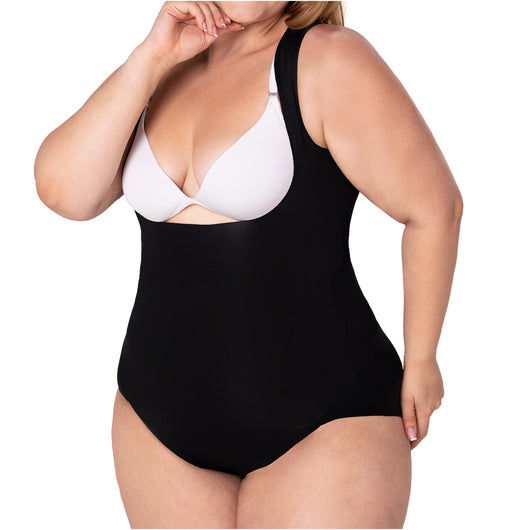 Fajas Extra-Short Body Shaper Seamless Light Control Thong Shapewear