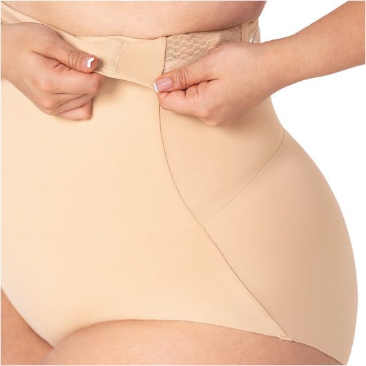 Fajas Extra High-Waist Control Panty Seamless Anti-Roll Natural-Lift Shaper