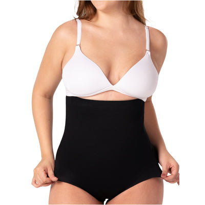 Fajas Extra High-Waist Control Panty Seamless Anti-Roll Natural-Lift Shaper