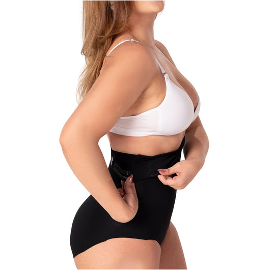 Fajas Extra High-Waist Control Panty Seamless Anti-Roll Natural-Lift Shaper