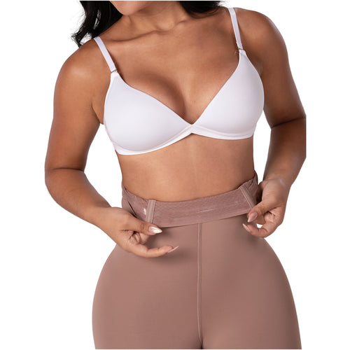 Colombian Fajas Knee-Length Shaper with Extra High-Waist Control