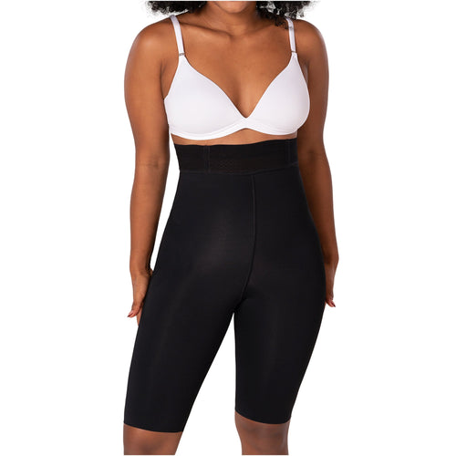 Colombian Fajas Knee-Length Shaper with Extra High-Waist Control