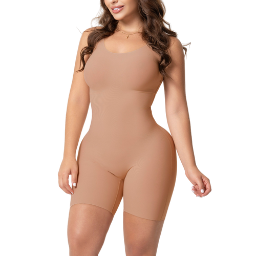 Colombian Fajas Invisible Mid Thigh Body Shaper with Tummy Control and Butt Lift