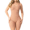 Fajas Mid-Thigh Bodysuit Seamless Tummy Control & Pre-Molded Butt Lift