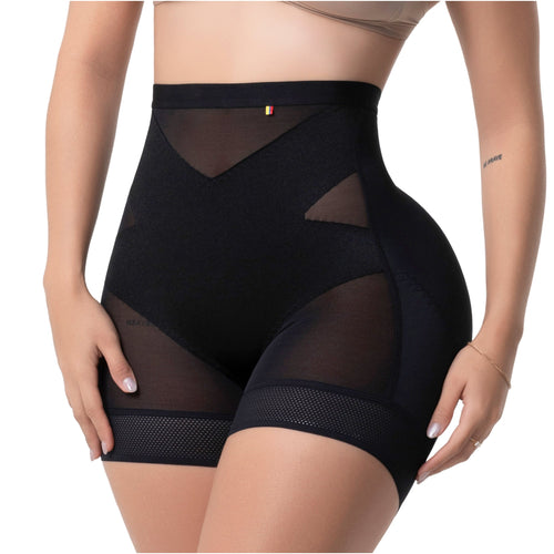 Colombian Fajas Pull-Up Shaper Shorts High Compression Pre-Molded Glute Lift