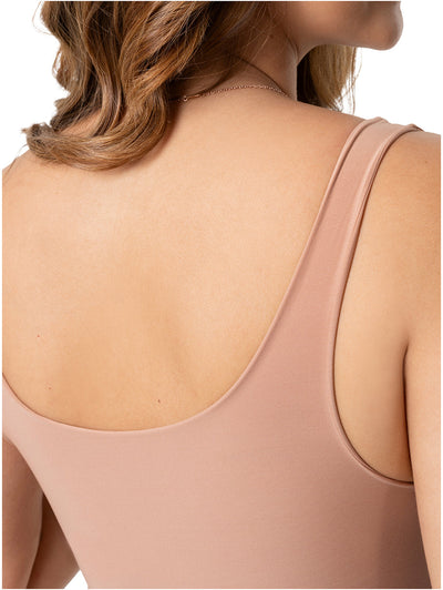 Fajas Scoop Neckline Bodysuit Seamless Bodysuit Top