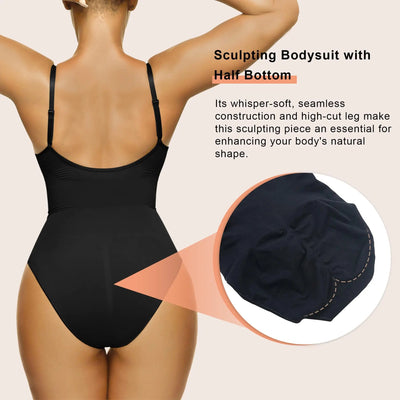 Seamless Plunge Brief Bodysuit