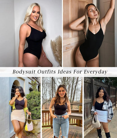 Seamless Plunge Brief Bodysuit