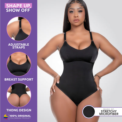 Bodysuit Tummy Control Thong Shapewear for Women