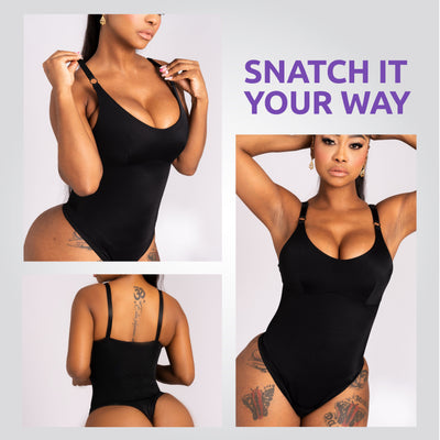 Bodysuit Tummy Control Thong Shapewear for Women