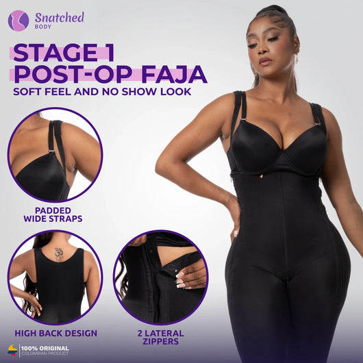 Post Surgery BBL Stage 1 Faja for Guitar Body Shapes
