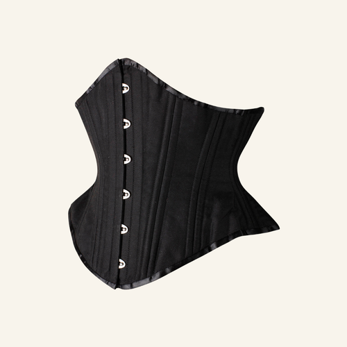 Corset Waist Trainer with 24 Steel Bones - Cotton Underbust Hourglass
