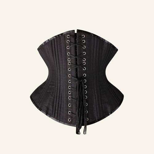 Corset Waist Trainer with 24 Steel Bones - Cotton Underbust Hourglass