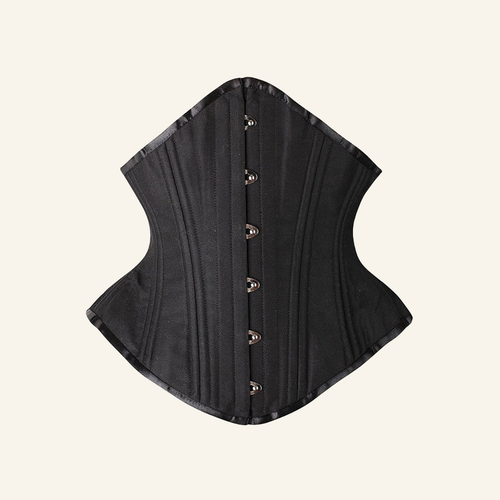 Corset Waist Trainer with 24 Steel Bones - Cotton Underbust Hourglass