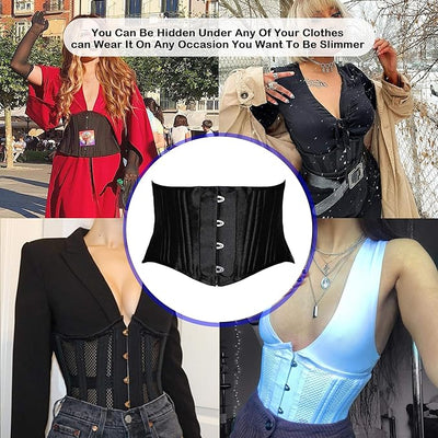 26-Bone Classic Cotton Underbust Corset