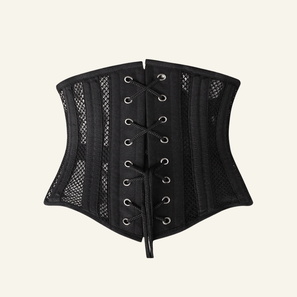 26-Bone Mesh Short-Torso Underbust Corset