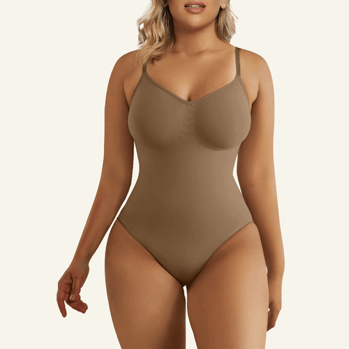 Shapewear Bodysuit Seamless Thong With Tummy Control And No Visible Panty Lines