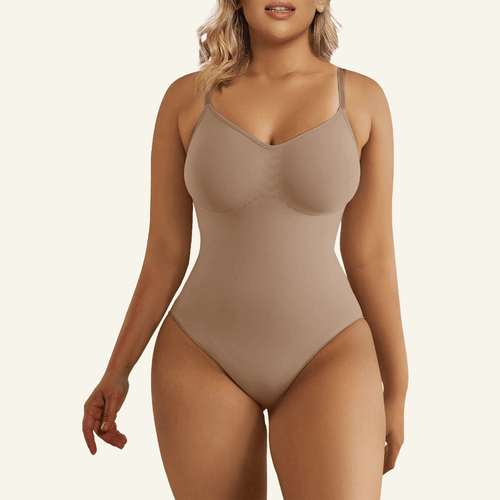 Shapewear Bodysuit Seamless Thong With Tummy Control And No Visible Panty Lines